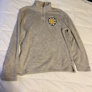 CCM NHL Quarter Zip Bruins Fleece